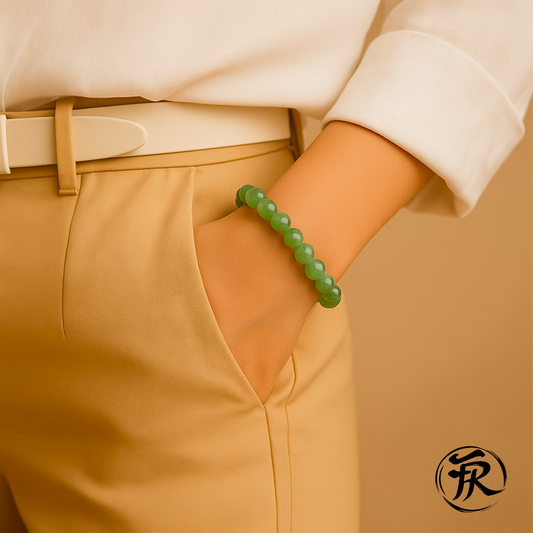 Bracelet Aventurine Verte Chance et Sérénité