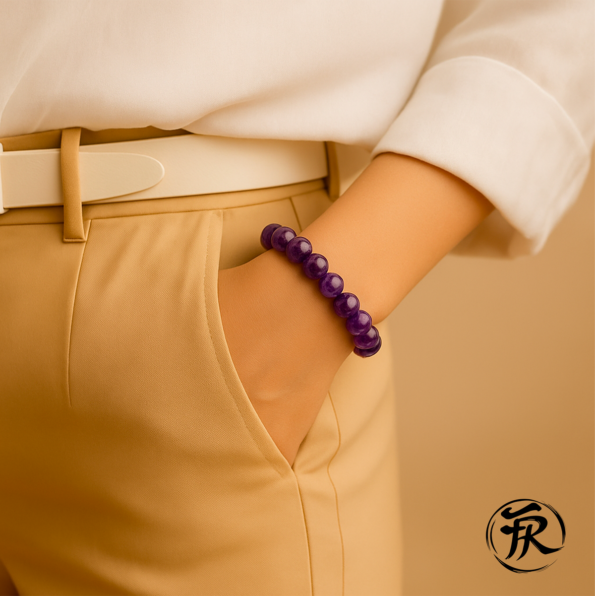 Bracelet Améthyste Relaxation et Tempérance