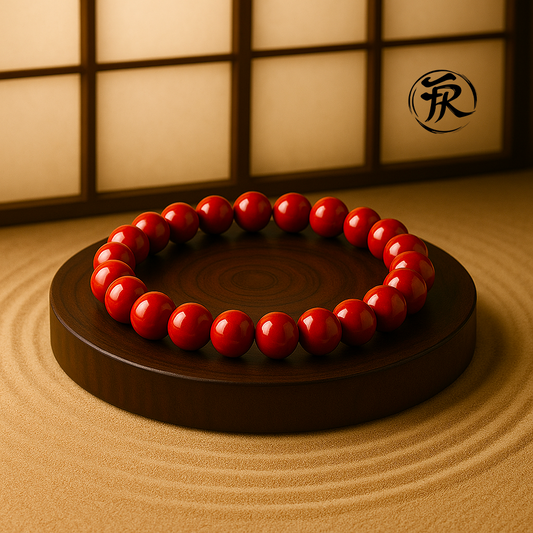 Bracelet Jaspe Rouge Courage et Vitalité
