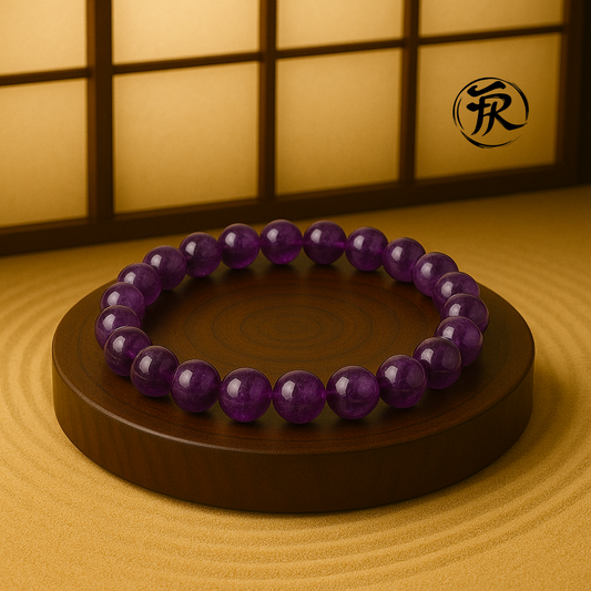 Bracelet Améthyste Relaxation et Tempérance